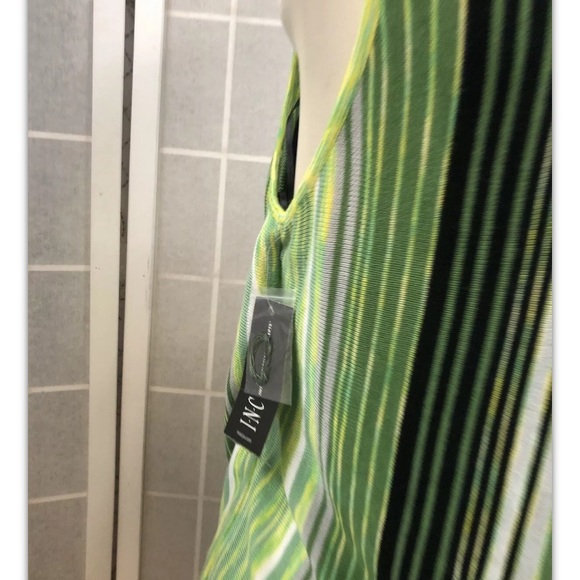 INC International Concepts, blouse, green, sizeL.: - Picture 10 of 12